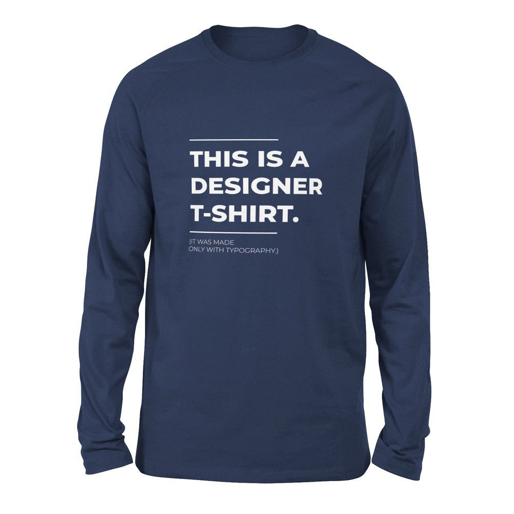 Designer Tshirt Men/Unisex Drop Shoulder Sweatshirt in Navy color