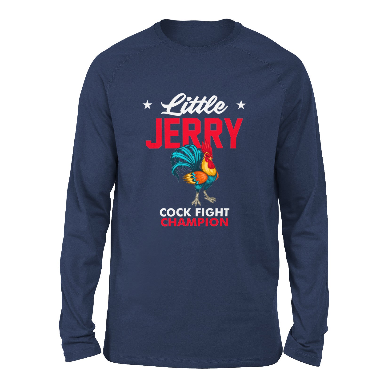 Little Jerry Men/Unisex Drop Shoulder Sweatshirt in Navy color