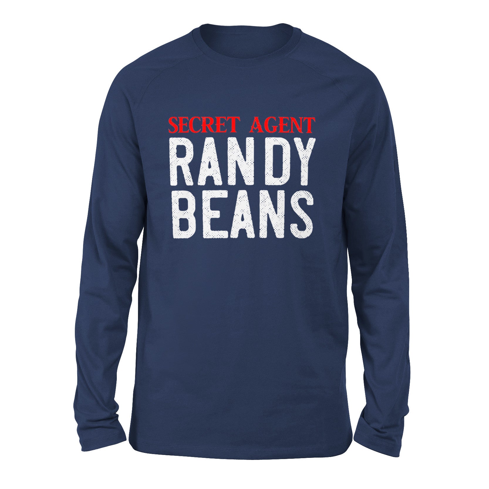 Secret Agent Randy Beans Men/Unisex Drop Shoulder Sweatshirt in Navy color