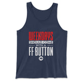 Weekdays Should Come With A Ff Button Men/Unisex Tank in Navy color