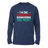 I'm One Stomach Flu Away From My Goal Weight Men/Unisex Drop Shoulder Sweatshirt