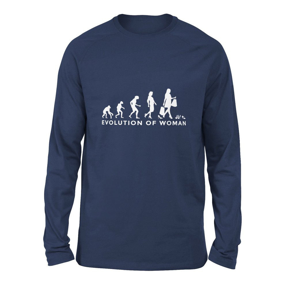 Female Evolution Men/Unisex Drop Shoulder Sweatshirt in Navy color