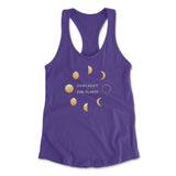Night Moon Phases Womens Racerback Tank