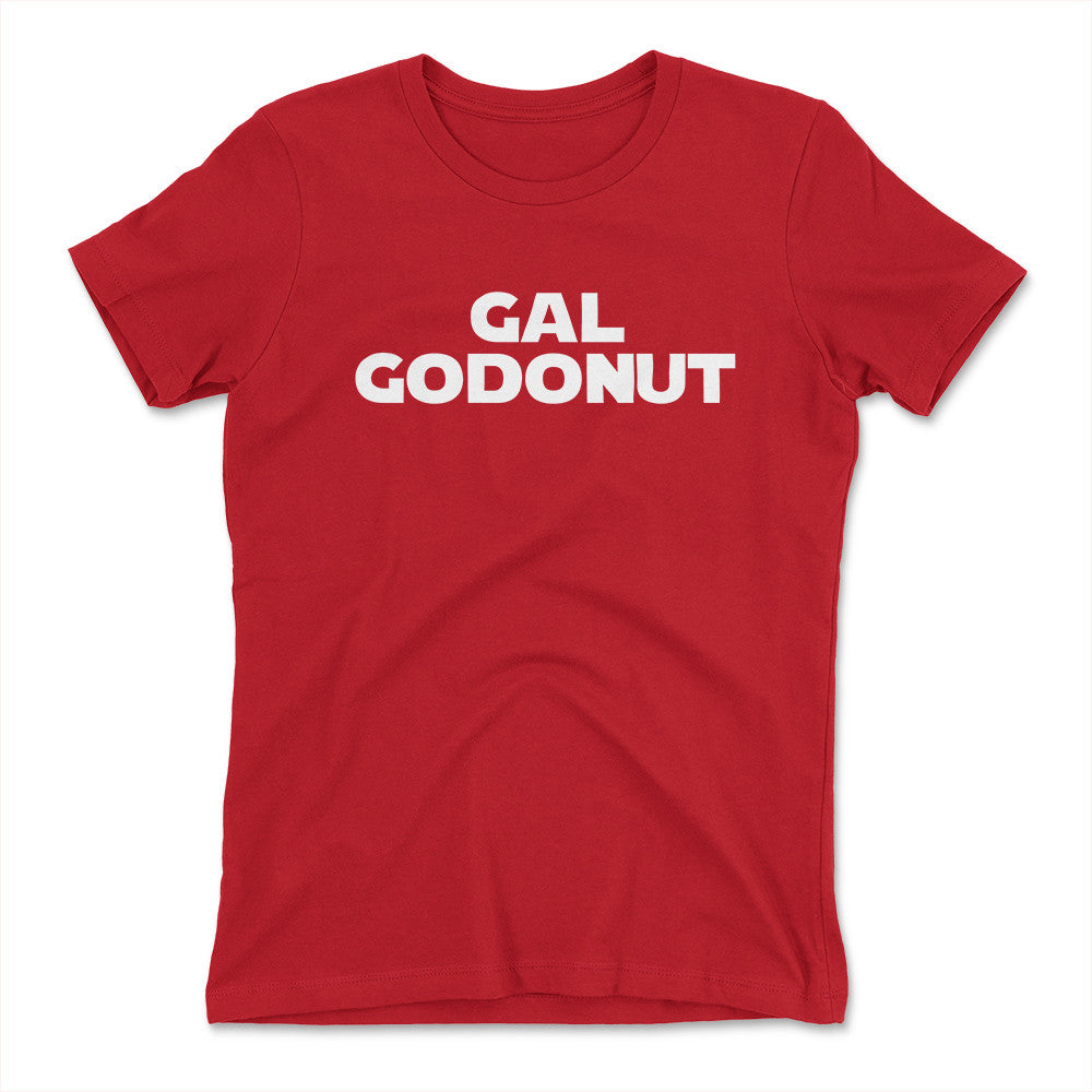 Gal Godonut Womens T-Shirt in Red color