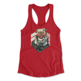 Lifeline Pug Apex Gamer Womens Racerback Tank