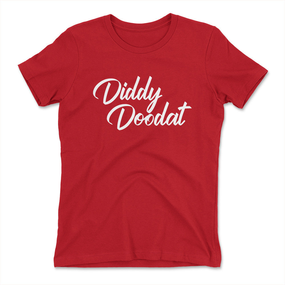 Diddy Doodat Womens T-Shirt in Red color