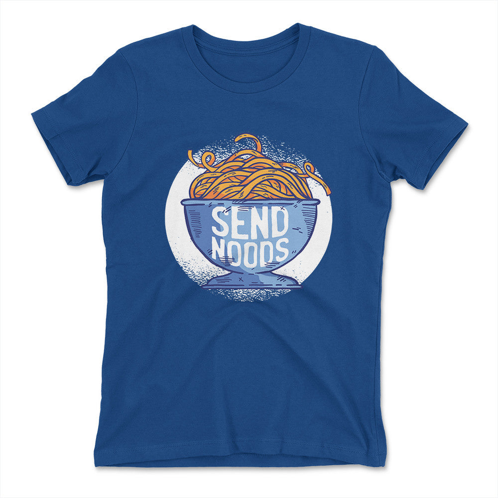 Send Noods Womens T-Shirt in Royal color