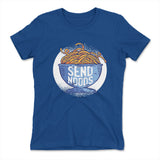 Send Noods Womens T-Shirt in Royal color