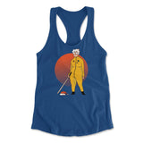 Kill Bill Mrs.santa Womens Racerback Tank in Royal color