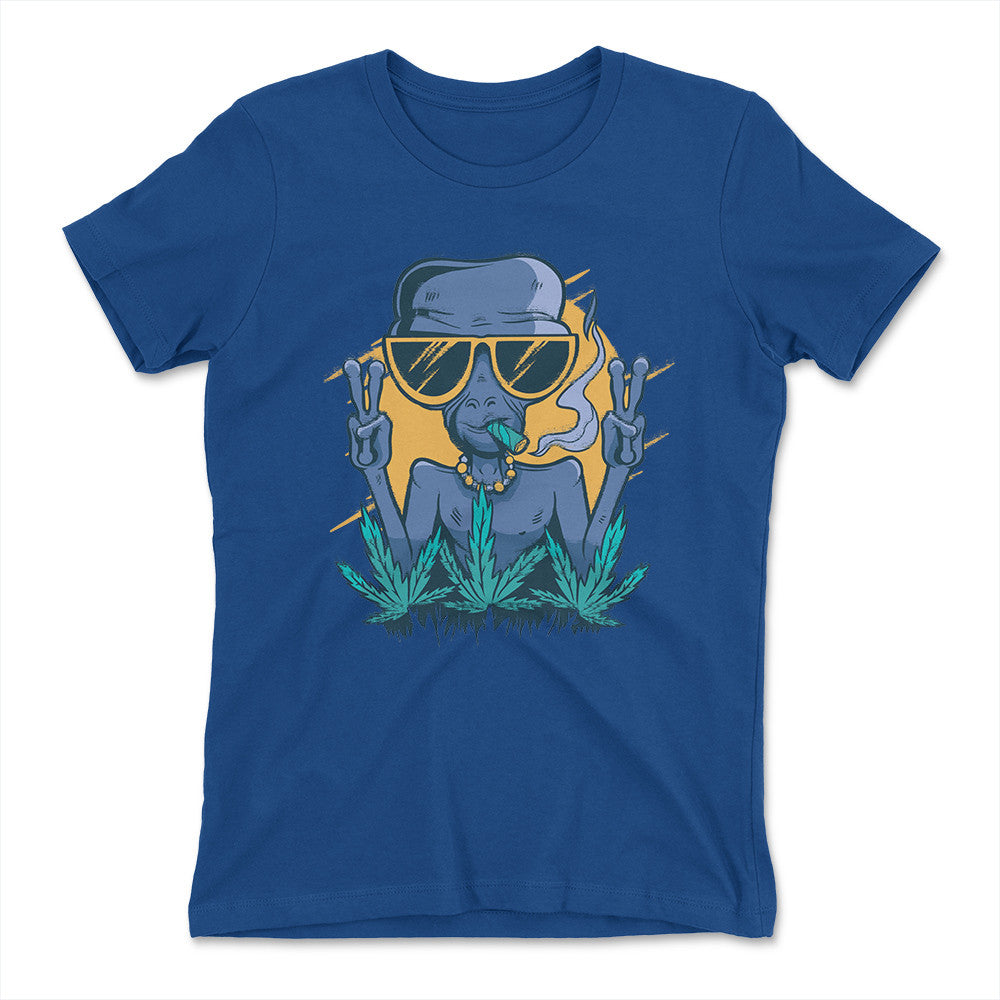 Alien Joint Womens T-Shirt in Royal color