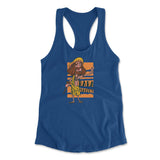 Indian Guru - Baba Marley Womens Racerback Tank in Royal color