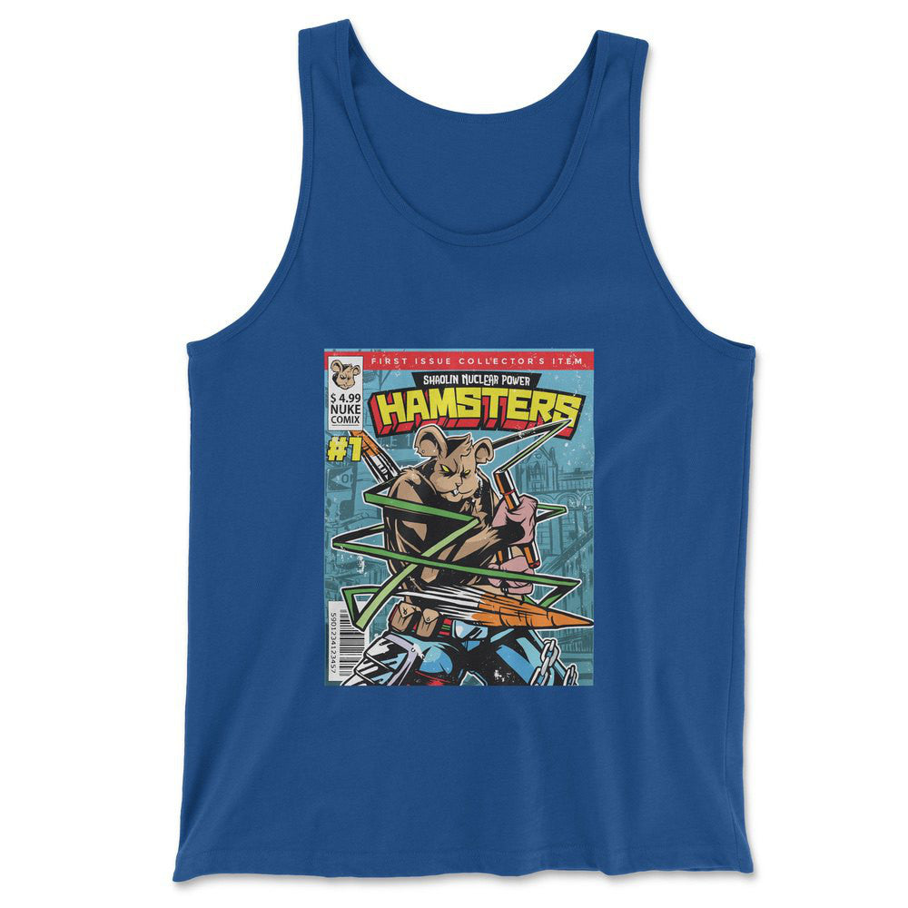 Comic Cover - Hamsters Men/Unisex Tank in True Royal color