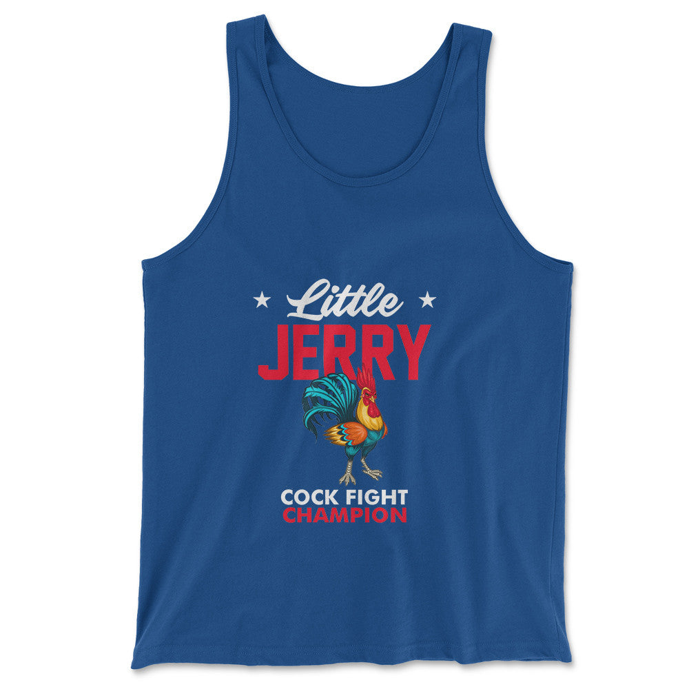 Little Jerry Men/Unisex Tank in True Royal color