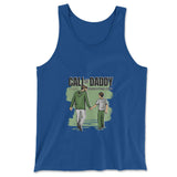 Call Of Daddy Men/Unisex Tank in True Royal color