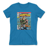 Comic Cover - Hamsters Womens T-Shirt in Turquoise color