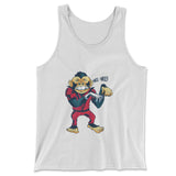 Dancing Monkey Jackson Men/Unisex Tank in White color