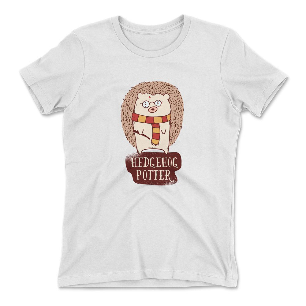 Hedge Hog Potter Womens T-Shirt in White color