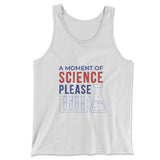 A Moment Of Science Please Men/Unisex Tank in White color