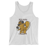 Justin Beaver Men/Unisex Tank in White color