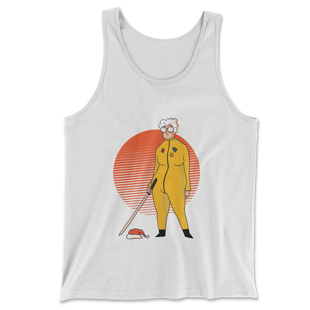 Kill Bill Mrs.santa Men/Unisex Tank in White color