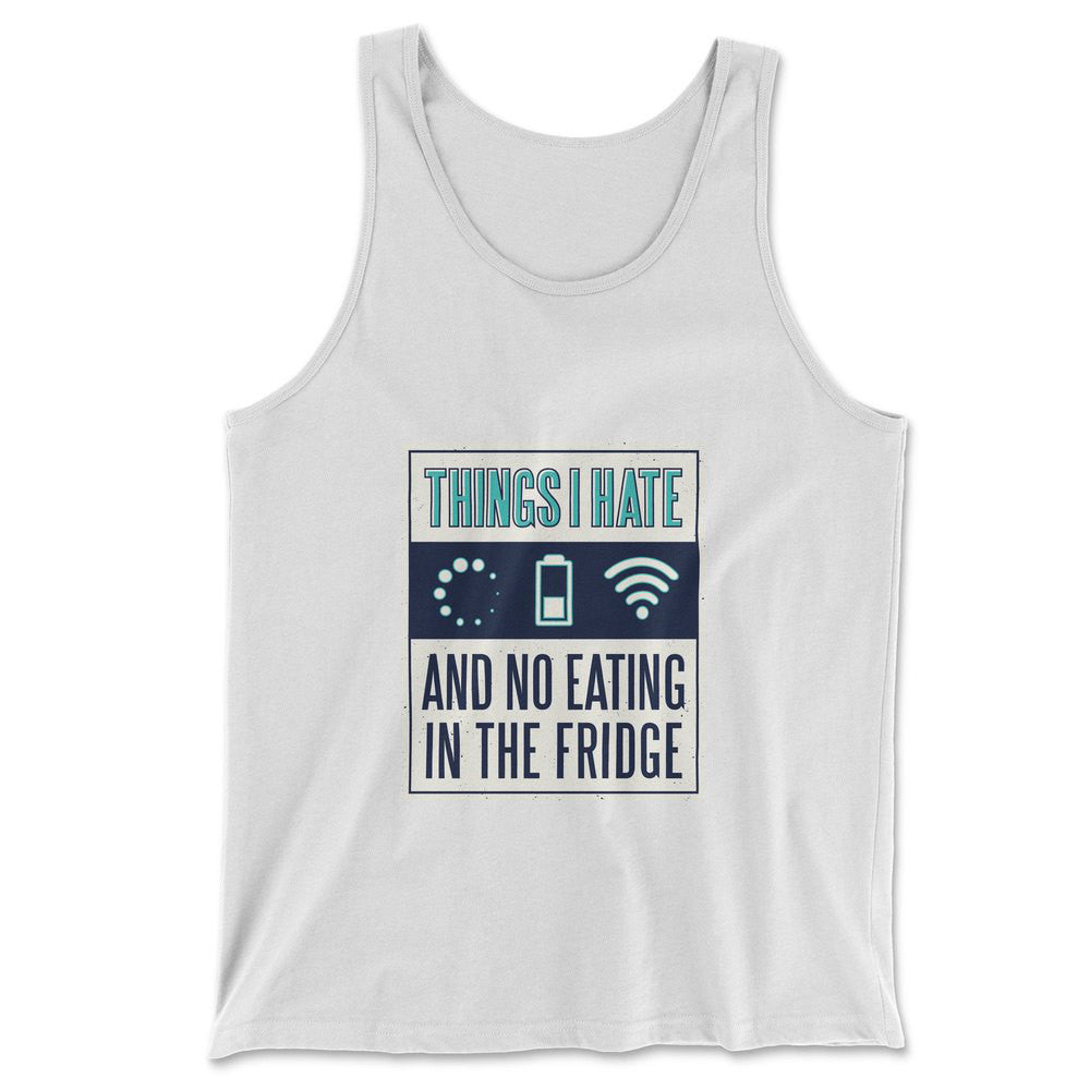Things I Hate Men/Unisex Tank in White color