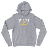 Yale Law, Just Kidding Hoodie in Athletic Heather color