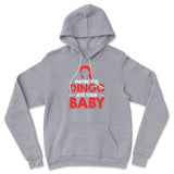 Maybe The Dingo Ate Your Baby Hoodie in Athletic Heather color