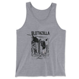 Slothzilla Men/Unisex Tank in Athletic Heather color