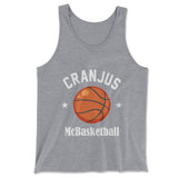 Cranjus Mcbasketball Men/Unisex Tank in Athletic Heather color