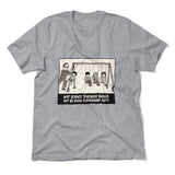 Why Science Teachers Should Not Be Given Playground Duty Men/Unisex T-Shirt in Athletic Heather color