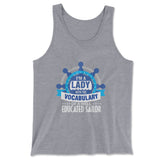 I'm A Lady With A Vocabulary Of A Well Educated Sailor Men/Unisex Tank in Athletic Heather color