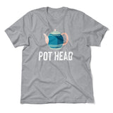 Pot Head Men/Unisex T-Shirt in Athletic Heather color
