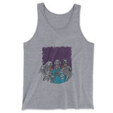 Poker Dogs Men/Unisex Tank in Athletic Heather color