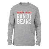 Secret Agent Randy Beans Men/Unisex Drop Shoulder Sweatshirt
