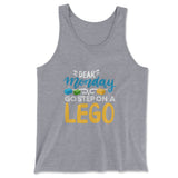 Dear Monday, Go Step On A Lego Men/Unisex Tank in Athletic Heather color