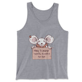 Willing To Undergo Scientific Research For Food Men/Unisex Tank in Athletic Heather color