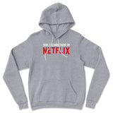 Sure, I Do Marathons On Netflix Hoodie in Athletic Heather color