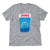 Jaws Teeth Men/Unisex T-Shirt in Athletic Heather color