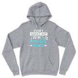 Don't Make Me Use My Teacher Voice Hoodie in Athletic Heather color