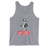 Change Luck Monopoly Parody Men/Unisex Tank in Athletic Heather color