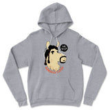 Kendrick Llama Hoodie in Athletic Heather color