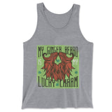 My Ginger Beard Is My Lucky Charm Men/Unisex Tank in Athletic Heather color