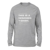 Designer Tshirt Men/Unisex Drop Shoulder Sweatshirt in Athletic Heather color