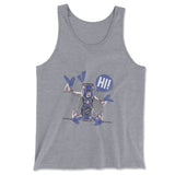 Quadcopter Robot Men/Unisex Tank in Athletic Heather color