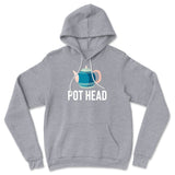 Pot Head Hoodie in Athletic Heather color