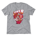 Power Loops Men/Unisex T-Shirt in Athletic Heather color