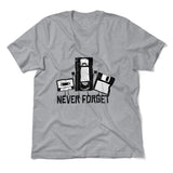 Never Forget The Old Stuff Men/Unisex T-Shirt in Athletic Heather color