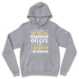 I Did Not Trip And Fall, I Attacked The Floor And I Believe I Am Winning Hoodie in Athletic Heather color