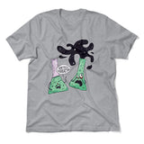 I Think You're Overreacting Men/Unisex T-Shirt in Athletic Heather color