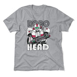 Robo Head Men/Unisex T-Shirt in Athletic Heather color